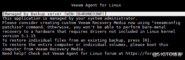 Install veeam agent offline