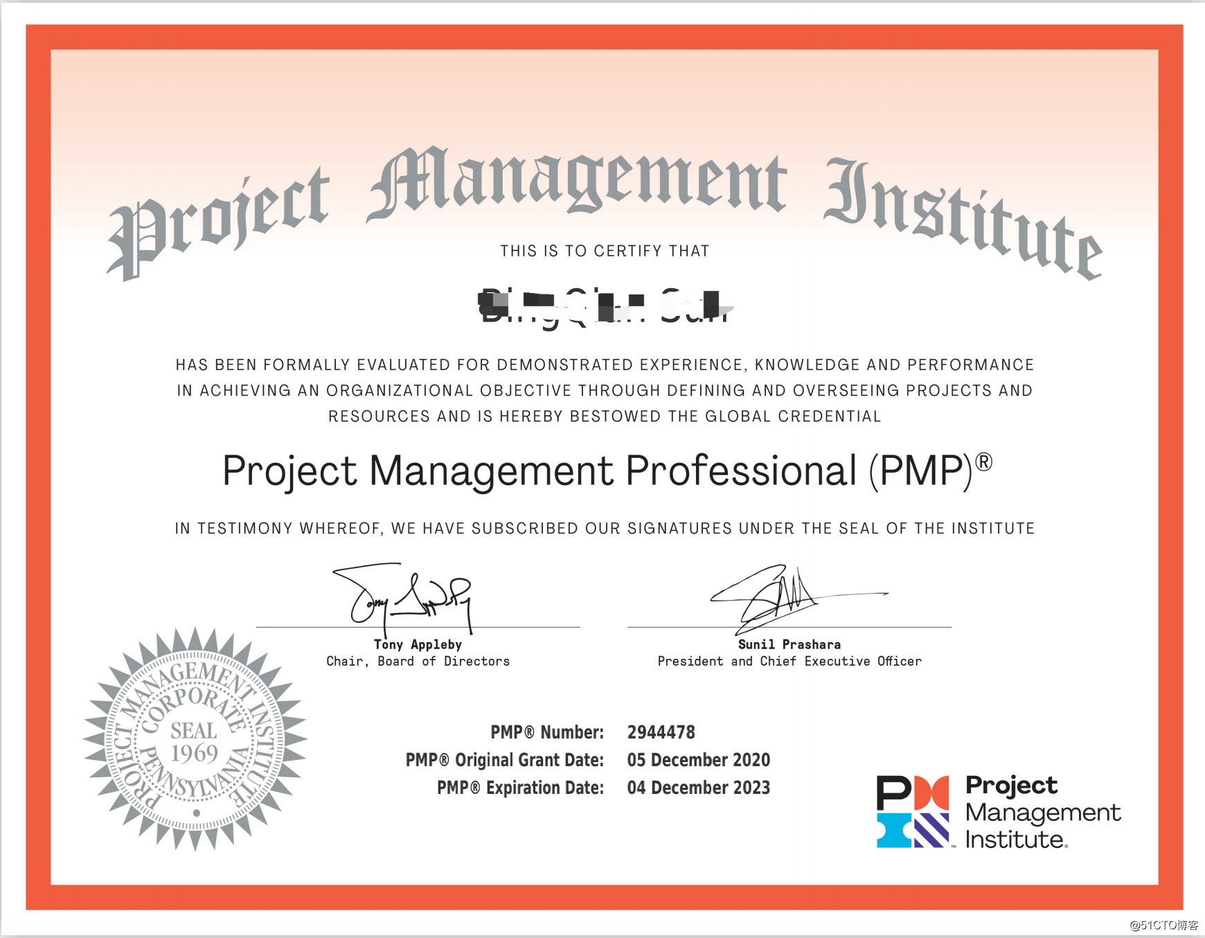 PMP preparation experience-psychology