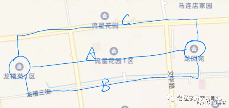 Puedo usar el algoritmo de Dijkstra para entregar comida en Huilongguan