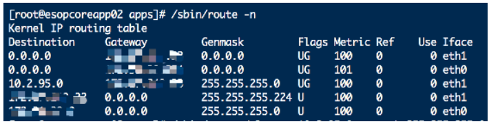 linux服务器双网卡路由优先级冲突 Metric值