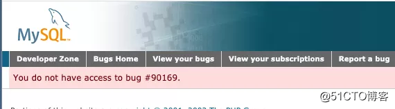 MySQL的Bugs
