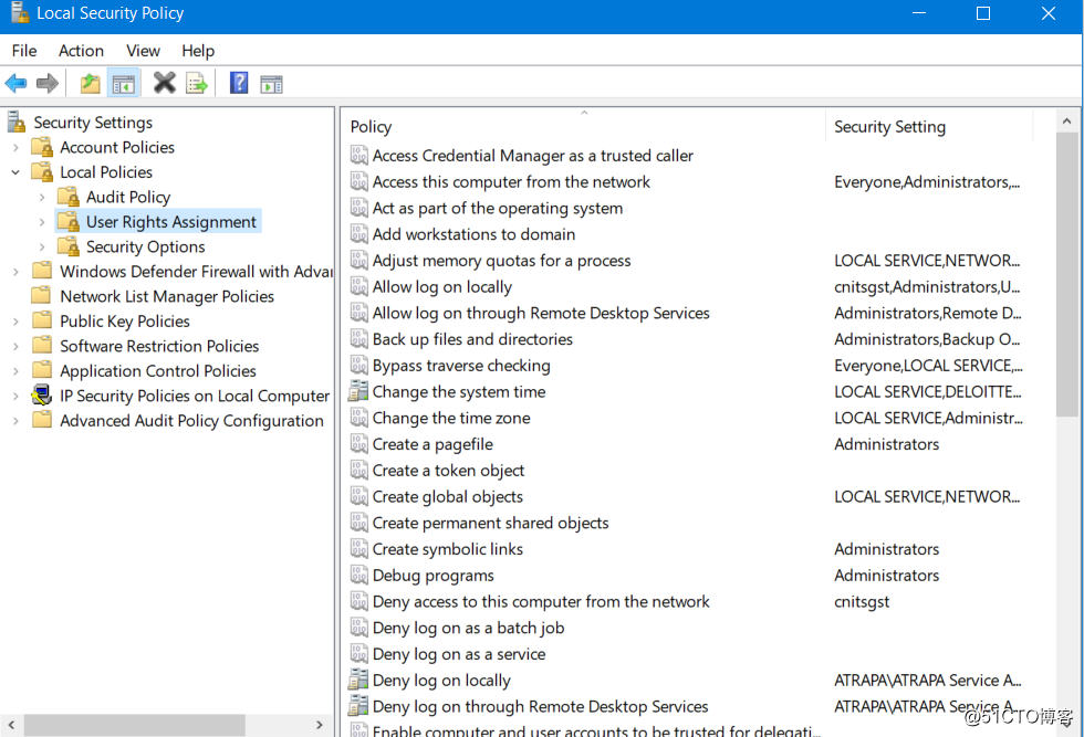 如何配置Windows user具有‘logon as a service’ 权限