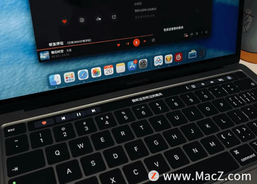 如何在 Touch Bar 上显示歌词？