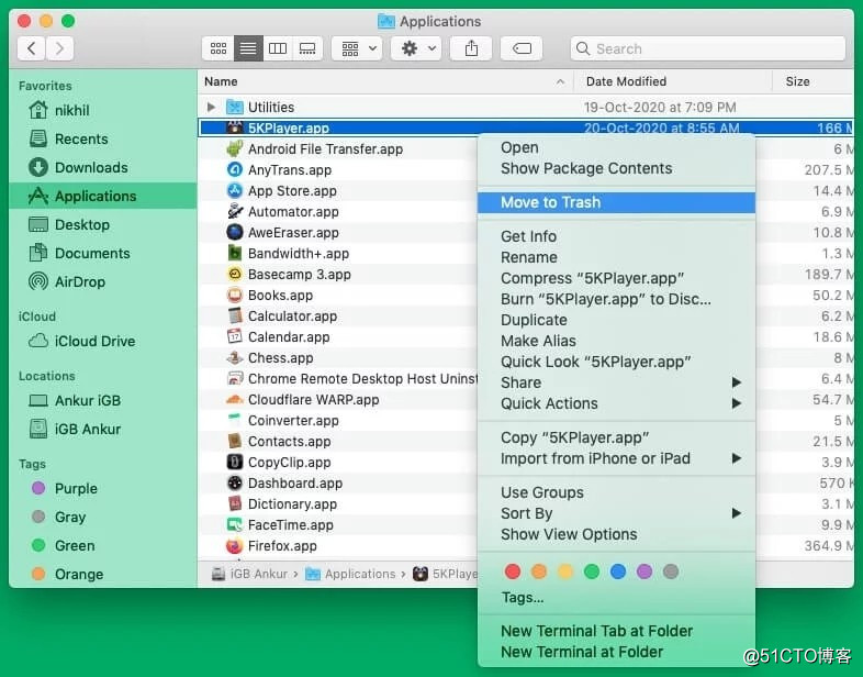 如何在苹果Mac(macOS Big Sur或更高版本)上卸载应用程序？