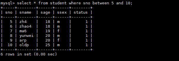 MySQL系列-DML语句之select单表查询