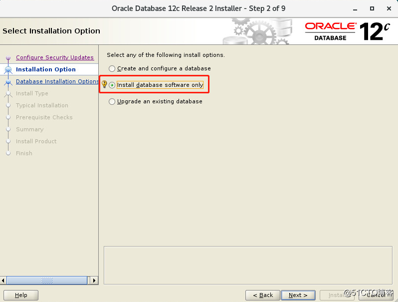 Oracle Linux 7.9+Oracle 12c+ASM installation document-5, database software installation