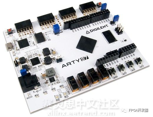 Arty家族再添新成员：基于Xilinx Spartan-7 FPGA的Arty S7开发板