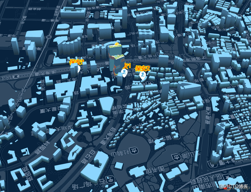 数字孪生城市三维地图实现设备管理和人员轨迹回放_城市三维地图_03