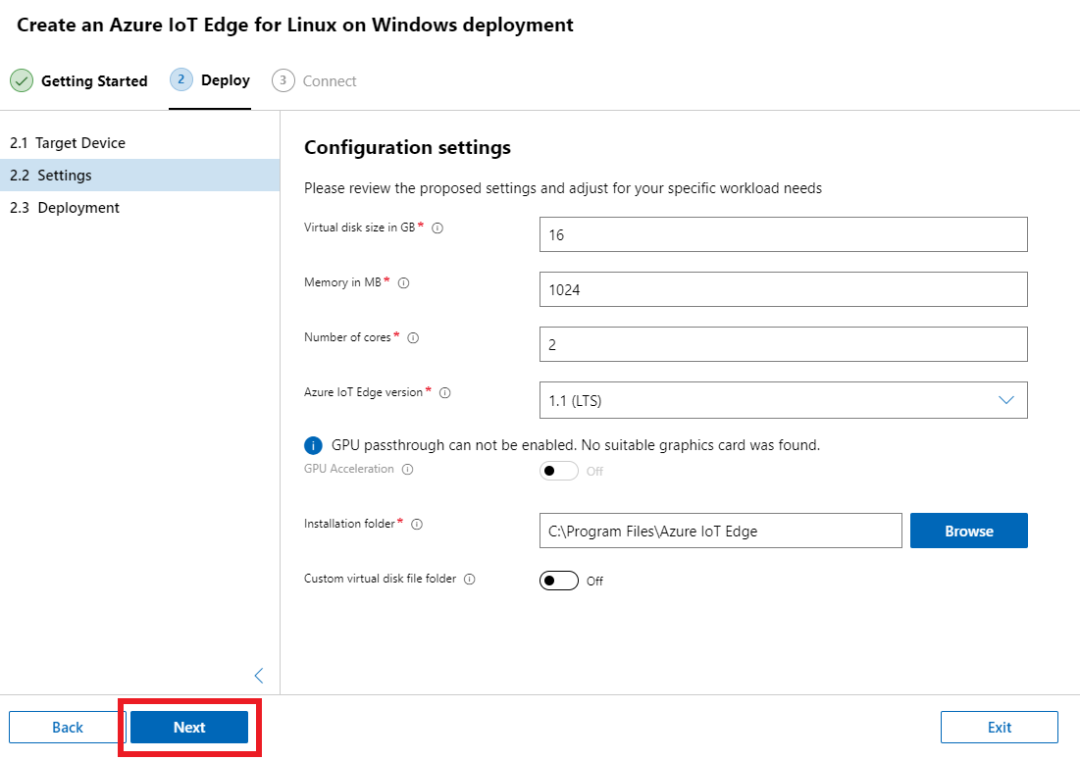 Windows主机上运行Azure IoT Edge的推荐方法_选项卡_06