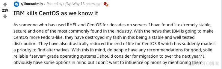RedHat停止维护CentOS！CentOS 创建者发起新项目，刚上线空白项目Star数已破两千_centos_04