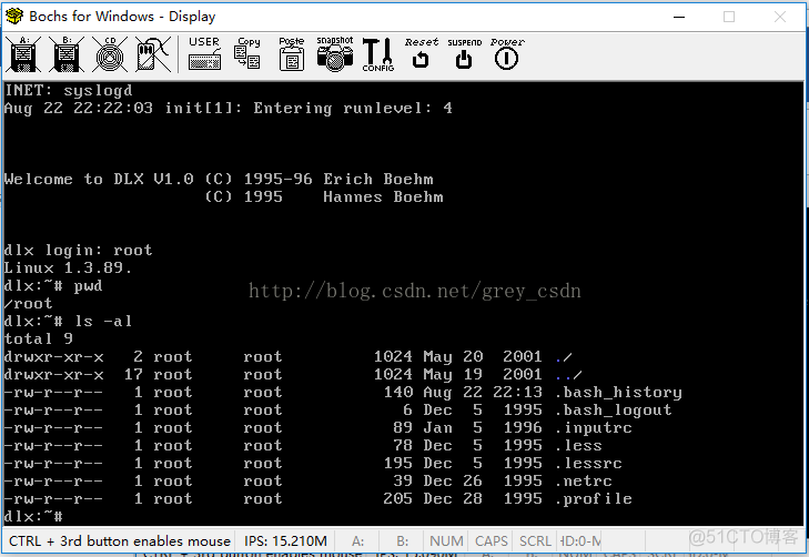 Windows安装Bochs并运行Linux Demo_linux_04
