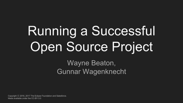 成功运作一个开源项目的15个要点