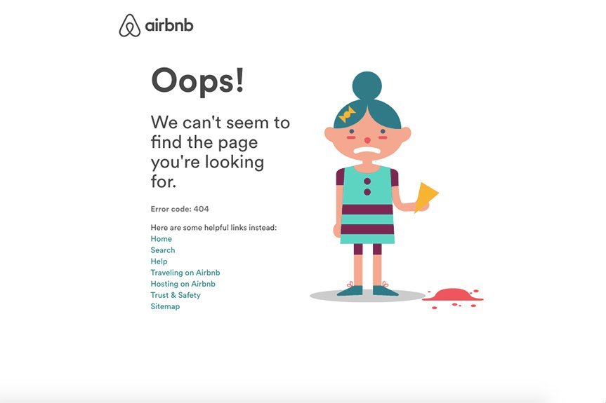 图8：21个国外网站404页面设计欣赏