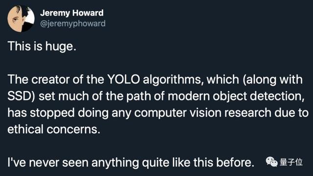 YOLO之父退出CV界表达抗议，拒绝AI算法用于军事和隐私窥探
