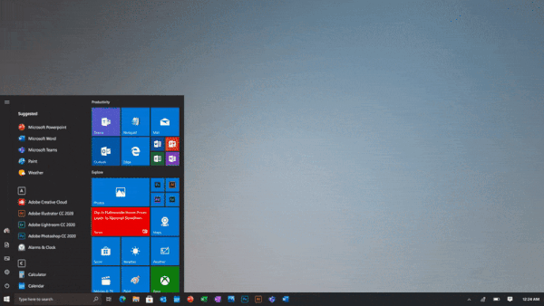 微软放出Windows 10开始菜单新UI预告：更简洁、全新图标