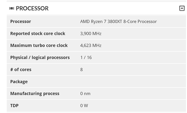 AMD锐龙3000XT系列现身：频率没那么高？