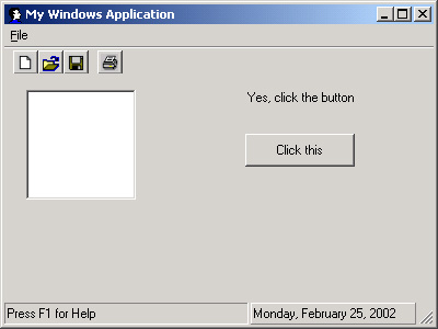 C#Windows应用程序开发模板图