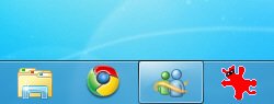 让MSN图标常驻在Windows 7通知区域