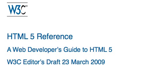分享***的HTML5编码教程和参考手册