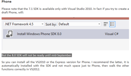 Windows Phone SDK下月中旬开放下载 