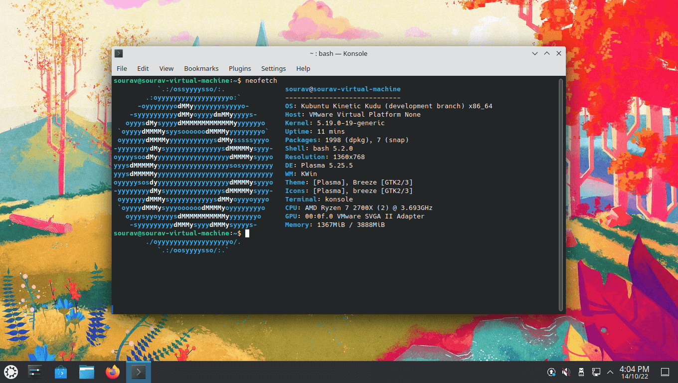 Kubuntu 22.10 Linux 内核 5.19