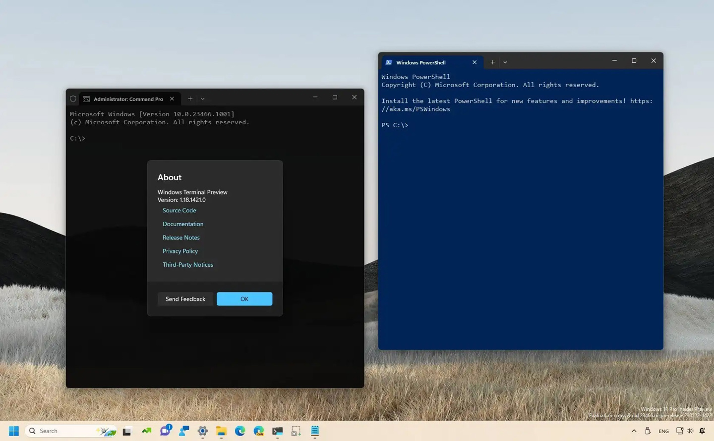 Windows Terminal 1.18 发布：改进标签页拖拽特性、增强文本渲染引擎等