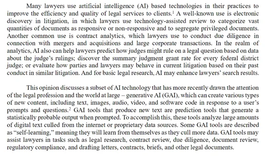 美国律师协会：ChatGPT等生成式AI，能帮助律师提升效率-AI.x社区