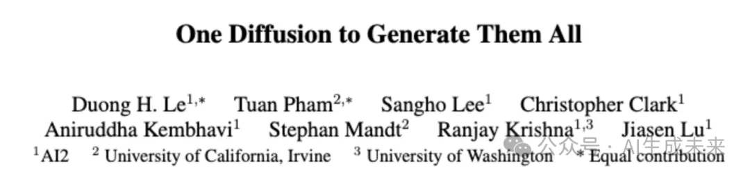 AI2惊艳发布OneDiffusion：突破性大规模扩散模型，支持多任务生成与理解，重塑视觉AI应用-AI.x社区
