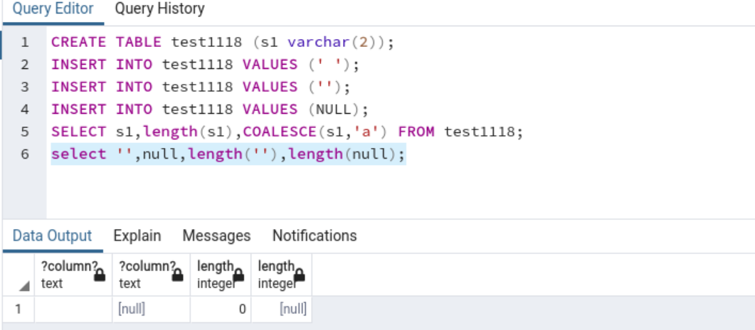 postgresql