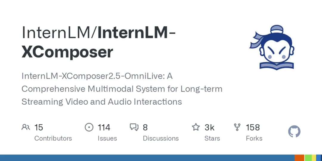 InternLM-XComposer2.5-OmniLive：用于长期流媒体视频和音频交互的综合多模态人工智能系统-AI.x社区