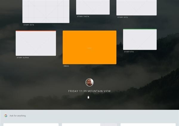 新系统Fuchsia界面UI
